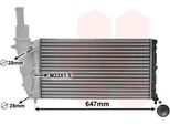 Van Wezel 17002140 - Oe 7774531 Radiatore, Raffreddamento Motore Per Punto