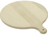 Tagliere Rotondo Con Manico 35 Cm Legno Faggio
