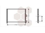 Van Wezel 17005303 - Oe 51708909 Condensatore Dell'aria Condizionata Per Idea, Punto