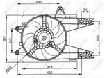 Nrf 47038 - Ventola Radiatore Oe 46442935 Per Punto
