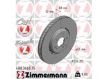 Zimmermann 400.3669.75 - Disco Freno Per Classe C (W202), Classe C (S202), Clk (C208), Clk (A208), Classe E (W210), Classe E (S210)