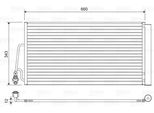 Valeo 814409 - Oe 64 53 6 941 084 Condensatore Aria Condizionata Con Essiccatore Per R55, R56, R57, R60, R58, R61, R59