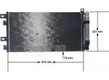 Mahle Ac 312 001S - Oe 1 490 572 Condensatore Aria Condizionata Con Essiccatore Per R50, R53, R52, R57