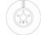 Trw DF6845S - Oe 34 11 6 865 711 Disco Freno Per F56, F57, F54, F60