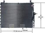 Mahle Ac 357 000S - Oe 124 830 06 70 Condensatore Aria Condizionata Per Classe E (W124), Classe E (S124)
