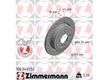 2X Disco Freno Zimmermann 150.3401.52 Per Mini Hatchback (R56) Cabrio (R52)