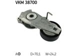Skf Vkm 38700 - Oe 11 28 1 482 199 Puleggia Tenditore, Cinghia A V Per R52, R50, R53