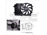 Tyc 803-0001 - Ventola Radiatore Oe 17107529272 Per R50, R53, R52