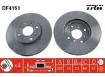 Trw DF4151 - Disco Freno Oe 45251 S1A 305 Per Accord Vi