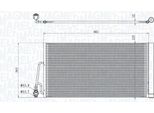 Magneti Marelli 350203861000 - Oe 64536941084 Condensatore Aria Condizionata Con Essiccatore Per R60, R55, R57, R56