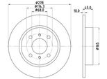 Hella 8DD 355 110-661 - Oe 43206021VA Disco Freno Per Primera (P11)