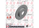 Zimmermann 200.2535.20 - Disco Freno Per Qashqai Ii (J11), Kadjar (Ha, Hl)