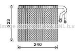 Prasco BWV403 - Oe 1499134 Evaporatore, Sistema Di Climatizzazione Per R50, R53, R52