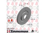 Zimmermann 200.2518.20 - Disco Freno Per Qashqai +2 I (J10), X-Trail (T31), Qashqai Ii (J11)