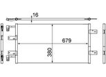 Mahle Ac 461 000S - Condensatore Aria Condizionata Oe 2765000QAH Per Primastar (X83), Vivaro (J7), Vivaro (F7), Vivaro A (E7), Trafic Ii (Jl), Trafic Ii (Fl), Trafic Ii (El)