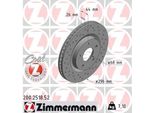 Zimmermann 200.2518.52 - Disco Freno Per Qashqai +2 I (J10), X-Trail (T31), Qashqai Ii (J11)