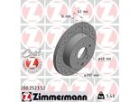 Zimmermann 200.2523.52 - Disco Freno Per Juke (F15), Leaf (ZE0), Leaf (ZE1), Qashqai +2 I (J10), X-Trail (T30), X-Trail (T31), Koleos I (Hy)
