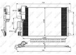 Nrf 35975 - Condensatore Aria Condizionata Oe 92100BR40A Con Essiccatore Per Qashqai +2 I (J10)