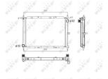 Nrf 53758 - Oe 21410AY601 Radiatore, Raffreddamento Motore Per Micra Iii (K12), Note (E11, NE11)