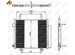 Nrf 350337 - Condensatore Aria Condizionata Oe 276504A00D Con Essiccatore Per Pixo (UA0)