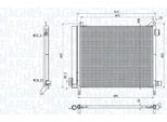 Magneti Marelli 350203793000 - Oe 92100 1HC1B Condensatore Aria Condizionata Con Essiccatore Per Micra Iv (K13)