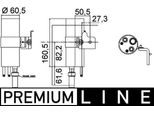 Mahle Ad 290 000P - Oe 1521613 Essiccatore Aria Condizionata Per Fiesta Vi