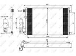 Nrf 35973 - Condensatore Aria Condizionata Oe 92100JD200 Con Essiccatore Per Qashqai +2 I (J10)