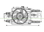 Prasco FT132F006 - Ventola Radiatore Oe 46527424 Per Punto