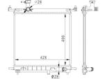 Nrf 59223 - Oe 214101HC1A Radiatore, Raffreddamento Motore Per Micra Iv (K13)