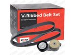 Stark SKRBS-1200750 - Set Di Cinghie Oe 46548452 Con Nervatura A V Per Punto, Stilo