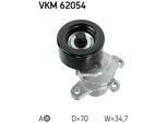 Skf Vkm 62054 - Oe 11955 JA10A Puleggia Tenditore, Cinghia A V Per Murano Ii (Z51), Teana Ii (J32)