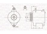 Magneti Marelli 063731615010 - Alternatore Per X-Trail (T30), Pick-Up (D22), Almera Ii (N16)