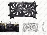 Nrf 47676 - Ventola Radiatore Oe 51738693 Per Idea, Punto