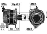 Era 209153A - Alternatore Oe LR111 0713 Per Primera (P12), X-Trail (T30), X-Trail (T31)