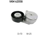 Skf Vkm 62058 - Oe 11955 1KC0A Puleggia Tenditore, Cinghia A V Per Juke (F15), Clio Iv