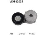 Skf Vkm 62025 Tendicinghia, Cinghia Trapezoidale Dentata Oe 7701065089 Compatibile Con Qashqai, Tiida, X-Trail, Clio, Fluence, Scenic, Laguna, Latitude, Megane
