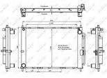 Nrf 350068 - Condensatore Aria Condizionata Oe 21400AX301 Con Essiccatore Per Micra Iii (K12)