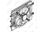 Nrf 47595 - Ventola Radiatore Oe 51921113 Per 500L (351, 352)