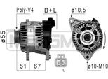 Era 210857A - Alternatore Oe 23100 AX600 Per Micra Iii (K12)