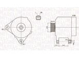 Magneti Marelli 063731824010 - Alternatore Per Primastar (X83), Vivaro (F7), Vivaro A (X83), Laguna Ii, Vel Satis (BJ0), Trafic Ii (El), Trafic Ii (Fl), Trafic Ii (Jl), Megane I