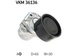 Skf Vkm 36136 Rullo Tenditore, Cinghia Trapezoidale Dentata Oe 117505337R Compatibile Con Vivaro, Espace, Fluence, Scenic, Kadjar, Koleos, Megane, Talisman, Talento, Classe C, Vito, Trafic, NV300, Qashqai, X-Trail