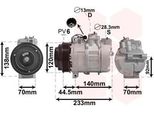 Van Wezel 3000K277 - Compressore Aria Condizionata Oe 230 7011 Per Crossfire, Sprinter (W903), Classe C (W202), Classe C (S202), Clk (C208), Clk (A208), Classe E (W124), Classe E (W210), Classe E (VF210), Classe E (S210), Classe G (W463), Classe M (W163), Classe S (W140), Slk (R170), Sprinter (W901, W902), Vito (W638), Sprinter (W904), Sprinter (W905), Classe V (638/2)