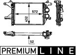 Mahle Ci 94 000P - Intercooler Oe 668 500 03 00 Per Vario