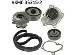 Skf Vkmc 35315-2 - Oe 044 260 849 B Pompa Dell'acqua + Cuscinetto Per Astra G, Combo, Combo Tour, Corsa C (X01)