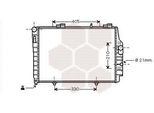 Van Wezel 30002337 - Oe 2025008203 Radiatore, Raffreddamento Motore Per Clk (C208), Clk (A208)