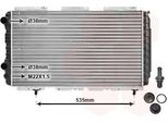 Van Wezel 40002147 - Oe 1301JK Radiatore, Raffreddamento Motore Per Ducato, Boxer