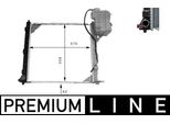 Mahle Cr 384 000P - Oe 6385012701 Radiatore, Raffreddamento Motore Per Classe V (638/2), Vito (W638)