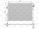 Valeo 701553 - Oe 68038238AA Radiatore, Raffreddamento Motore Per Freemont
