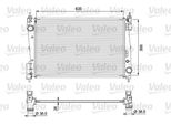 Valeo 701717 - Radiatore Oe 51863817, Raffreddamento Motore Per Punto