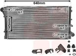 Van Wezel 17002292 - Oe 46798743 Radiatore, Raffreddamento Motore Per Panda